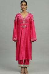 Gulabi Kurta set
