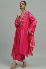 Gulabi Kurta set