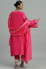 Gulabi Kurta set