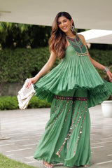 Billowing Dunes Sharara Set