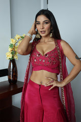 Wild Raspberry Sharara Set