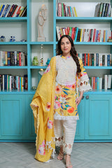 Luma Yellow Kurta Set