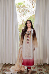 Rosé Dusk Ombré Kurta Set