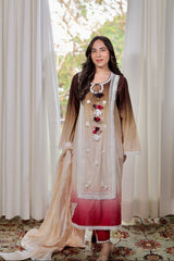 Rosé Dusk Ombré Kurta Set