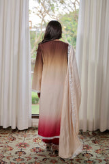 Rosé Dusk Ombré Kurta Set