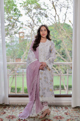 Lilac Bloom Kurta Set