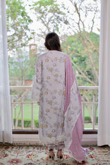 Lilac Bloom Kurta Set
