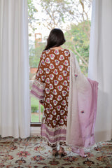 Cinnamon Heart Kurta Set