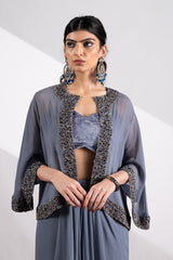 No Drama Dhoti Skirt Set