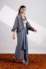 No Drama Dhoti Skirt Set