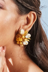 Yellow Fantasy Sharara set