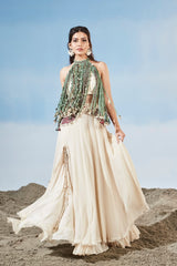 Bohemian Bride Lehenga Set