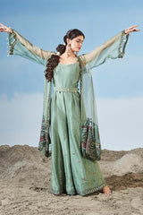 Azure Sea Jumpsuit Set