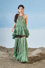 Billowing Dunes Sharara Set