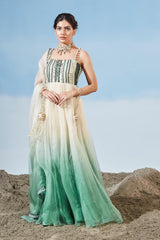 Ombré Breeze Anarkali