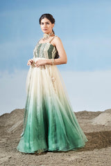 Ombré Breeze Anarkali