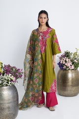 Hara Bootedaar Kurta Set