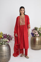 Lehraata Resham Kurta Set