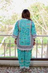 Aqua Bloom Co-ord Set