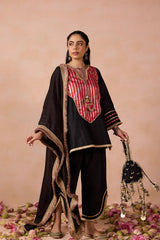 Jhilmil Potli - Black & Red
