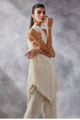 Ivory Tunic and Pants Set