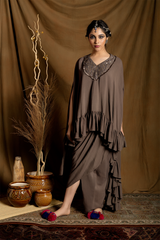 Mouse Grey Cape with Wrap Around Skirt