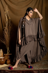 Mouse Grey Cape with Wrap Around Skirt