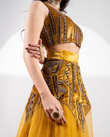 Sunflower Child Lehenga