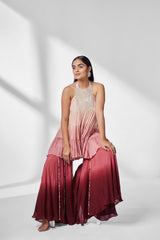 Ruby Rosé Sharara Set