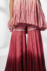 Ruby Rosé Sharara Set