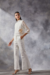 Ivory Open Back Pop Co-ord Set