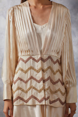 Beige Asymmetric Co-ord Set