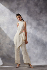 Ivory Tunic and Pants Set
