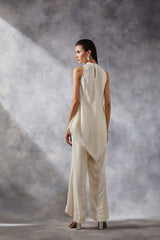 Ivory Tunic and Pants Set
