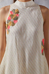 Ivory Tunic and Pants Set