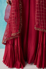 Wild Raspberry Sharara Set