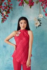 Hot Pink Tunic & Pants Set