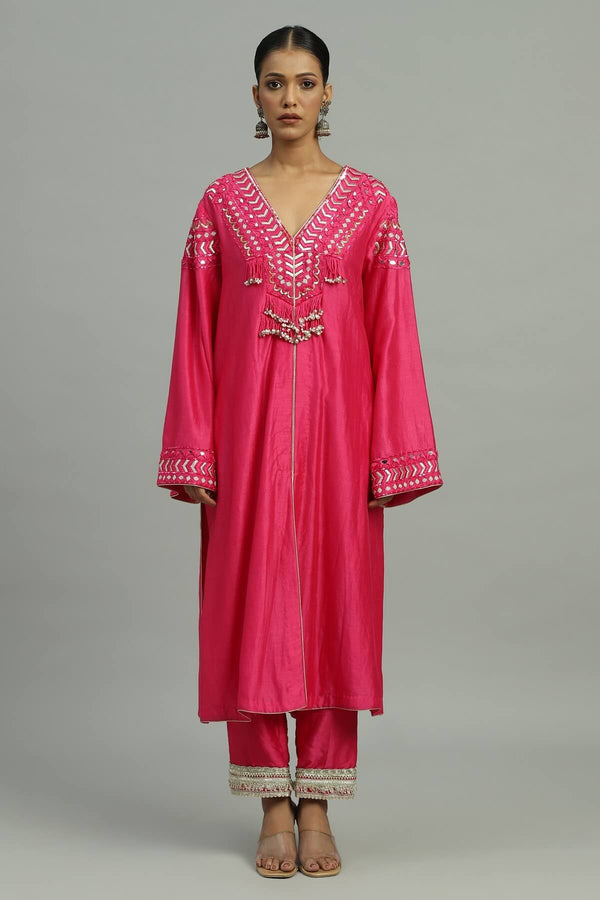 Gulabi Kurta set