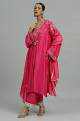 Gulabi Kurta set