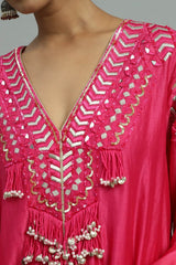 Gulabi Kurta set