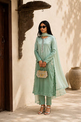 Asonia Sage Kurta Set