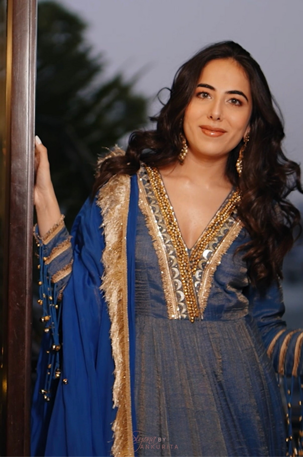 Neelam Anarkali set