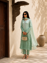 Asonia Sage Kurta Set