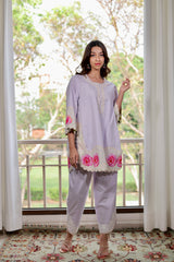 Lilac Rose Kurta Set
