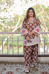 Cocoa Kiss Kurta Set