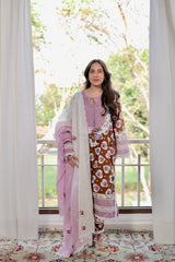 Cinnamon Heart Kurta Set