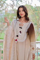 Mocha Rose Kurta Set