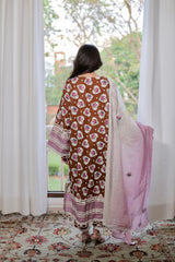 Cinnamon Heart Kurta Set