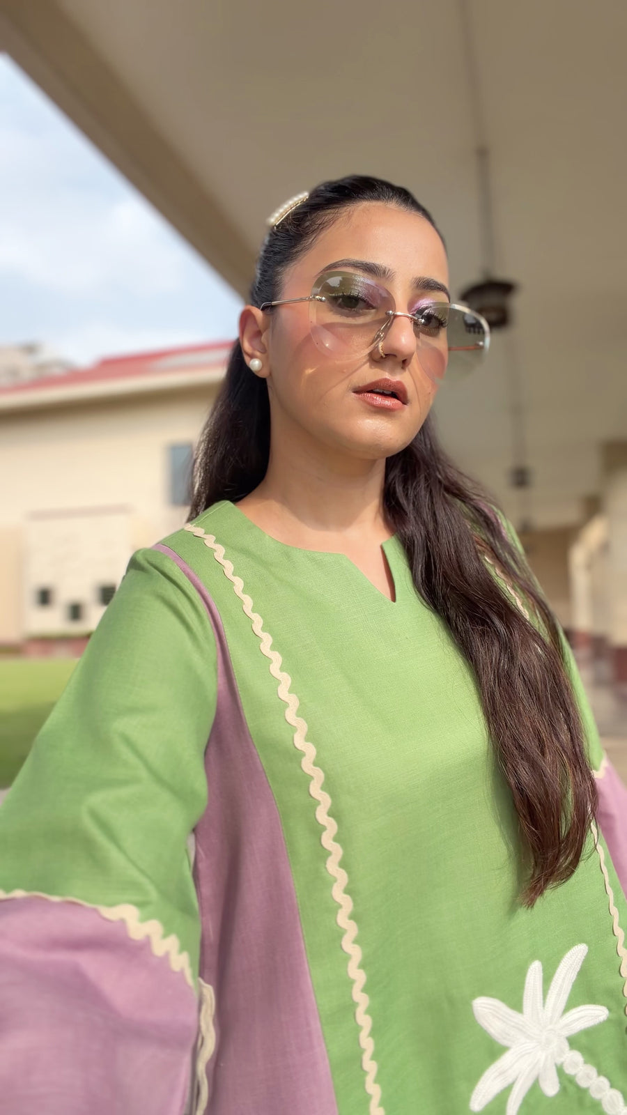 Pistachio Palm Co-ord Set