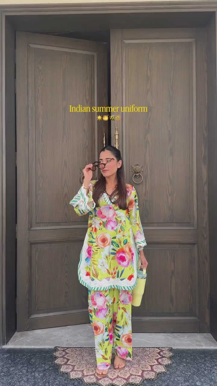 Citrus Bloom Co-ord Set